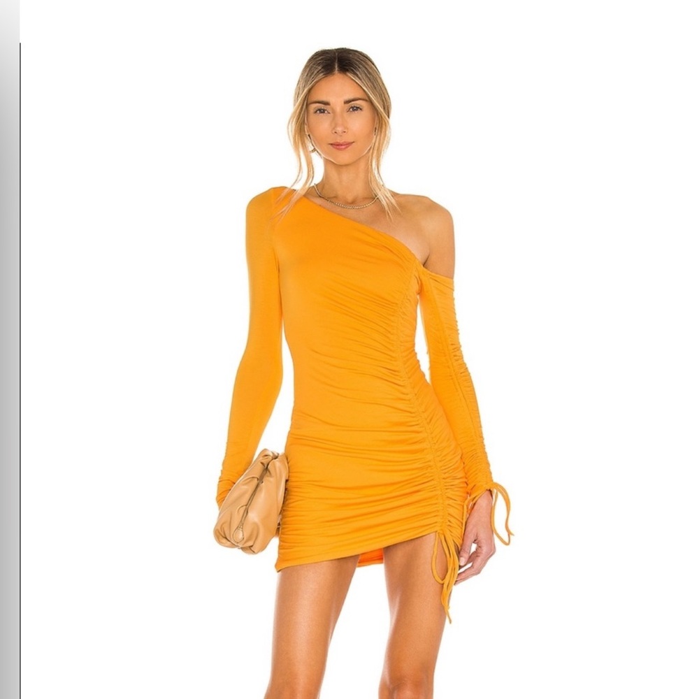 Revolves Camila Coelho Elegant One-Shoulder orange Dress